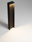 Preview: Nova Luce LED Wegeleuchte Alley 8W warmweiss 3000K IP65 salzwasserfest Anthrazit Aluminium 70cm 9136424