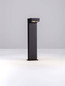 Preview: Nova Luce LED Wegeleuchte Rob 11W warmweiss 3000K IP65 salzwasserfest Schwarz Aluminium 50cm 9136429