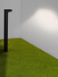 Preview: Nova Luce LED Wegeleuchte Rob 13W warmweiss 3000K IP65 salzwasserfest Schwarz Aluminium 90cm 9136430