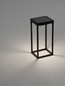 Preview: Nova Luce LED Akku-Stehleuchte Tegolo dimmbar 2W warmweiss 3000K USB IP54 Anthrazit Aluminium 39cm 9136431