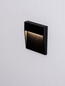 Preview: Nova Luce LED Außen-Wandleuchte Fem 5W warmweiss 3000K IP54 salzwasserfest Schwarz Aluminium 16x16cm 9136440