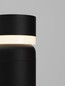 Preview: Nova Luce LED Wegeleuchte Airy 8W warmweiss 3000K IP65 salzwasserfest Schwarz Aluminium 65cm 9136445
