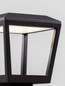 Preview: Nova Luce LED Sockelleuchte Opu 24W warmweiss 3000K IP65 salzwasserfest Anthrazit Aluminium 26cm 9136448