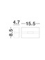 Preview: Nova Luce LED Fassadenleuchte Dio 4W warmweiss 3000K IP65 Schwarz Aluminium 15,5x8,5cm 9136450