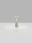 Preview: Nova Luce LED Akku-Tischleuchte Grigio dimmbar 2W CCT extra-warm-/warmweiss 2200/2700/3000K IP54 Salbeigrün Aluminium Ø10cm 9136454
