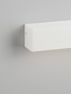 Preview: Nova Luce LED Außen-Wandleuchte Allure 8W warmweiss 3000K IP65 salzwasserfest Weiß Aluminium 22x6cm 9136459