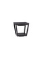 Preview: Nova Luce LED Solar-Sockelleuchte Cuppa 2W warmweiss 3000K Bewegungsmelder IP54 salzwasserfest Anthrazit Aluminium 24cm 9136464