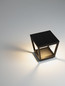 Preview: Nova Luce LED Solar-Sockelleuchte Cuppa 2W warmweiss 3000K Bewegungsmelder IP54 salzwasserfest Anthrazit Aluminium 24cm 9136464