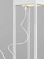 Preview: Nova Luce LED Akku-Stehleuchte Lucia dimmbar 4W warmweiss 3000K USB IP54 salzwasserfest Weiß Aluminium 30cm 9176103