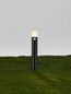 Preview: Nova Luce LED Wegeleuchte Paul 10W warmweiss 3000K Bewegungsmelder IP65 salzwasserfest Schwarz Aluminium 60cm 9176108