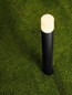 Preview: Nova Luce LED Wegeleuchte Paul 10W warmweiss 3000K IP65 salzwasserfest Schwarz Aluminium 80cm 9176110