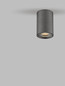Preview: Nova Luce Außen-Wandleuchte Par GU10 IP65 salzwasserfest Schwarz Beton Ø9cm 9186181