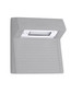 Preview: Nova Luce LED Außen-Wandleuchte Moris 8W warmweiss 3000K IP65 salzwasserfest Grau Beton 21,5x20cm 9186703