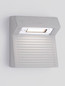 Preview: Nova Luce LED Außen-Wandleuchte Moris 8W warmweiss 3000K IP65 salzwasserfest Grau Beton 21,5x20cm 9186703