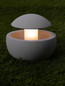 Preview: Nova Luce Bodeneinbauleuchte Minor G9 IP65 salzwasserfest Grau Beton Ø15cm 9186704