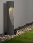Preview: Nova Luce LED Wegeleuchte Nodino 6W warmweiss 3000K IP65 salzwasserfest Grau Beton 50cm 9186705