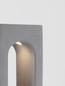 Preview: Nova Luce LED Sockelleuchte Stage 6W warmweiss 3000K IP65 salzwasserfest Grau Beton 35cm 9186707