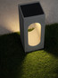 Preview: Nova Luce LED Sockelleuchte Stage 6W warmweiss 3000K IP65 salzwasserfest Grau Beton 35cm 9186707