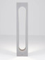 Preview: Nova Luce LED Wegeleuchte Stage 6W warmweiss 3000K IP65 salzwasserfest Grau Beton 70cm 9186708