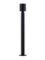 Preview: Nova Luce LED Wegeleuchte Brot 6W warmweiss 3000K IP65 salzwasserfest Schwarz Aluminium 59,5cm 9186710