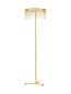 Preview: Nova Luce LED Stehleuchte Stellar dimmbar 17W warmweiss 3000K Gold Aluminium Kupfer 140cm 9186982