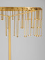 Preview: Nova Luce LED Stehleuchte Stellar dimmbar 17W warmweiss 3000K Gold Aluminium Kupfer 140cm 9186982