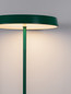 Preview: Nova Luce LED Stehleuchte Vetro 33W warmweiss 3000K Grün Aluminium 136cm 9223417