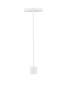 Preview: Nova Luce LED Stehleuchte Vetro 33W warmweiss 3000K Weiß Aluminium 136cm 9223418