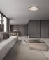 Preview: Nova Luce LED Deckenleuchte Ormi dimmbar 38W CCT warm-/neutralweiss 2700/3000/4000K Champagnerbraun Aluminium Ø45cm 9345697