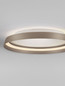 Preview: Nova Luce LED Deckenleuchte Ormi dimmbar 38W CCT warm-/neutralweiss 2700/3000/4000K Champagnerbraun Aluminium Ø45cm 9345697