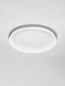 Preview: Nova Luce LED Deckenleuchte Ormi dimmbar 48W CCT warm-/neutralweiss 2700/3000/4000K Weiß Aluminium Ø60cm 9345698