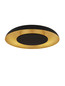 Preview: Nova Luce LED Deckenleuchte Epos dimmbar 24W CCT warm-/neutralweiss 2700/3000/4000K Schwarz Gold Aluminium Ø40cm 9345706