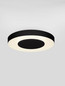 Preview: Nova Luce LED Deckenleuchte Pada dimmbar 25W CCT warm-/neutralweiss 2700/3000/4000K Schwarz Weiß Aluminium Ø40cm 9345716