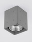 Preview: Nova Luce LED Außen-Deckenleuchte Ritz 10W warmweiss 3000K IP65 salzwasserfest Grau Beton 12x10cm 9540228