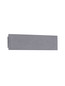 Preview: Nova Luce LED Außen-Wandleuchte Luna 11W warmweiss 3000K IP65 Schwarz Beton 40x10cm 9540235