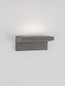 Preview: Nova Luce LED Außen-Wandleuchte Lita 6W warmweiss 3000K IP65 salzwasserfest Schwarz Beton 20x12cm 9540239