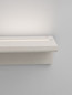 Preview: Nova Luce LED Außen-Wandleuchte Lita 6W warmweiss 3000K IP65 salzwasserfest Weiß Beton 20x12cm 9540240