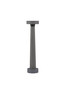 Preview: Nova Luce LED Wegeleuchte Cram 5W warmweiss 3000K IP65 salzwasserfest Schwarz Beton 50cm 9540242