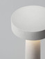 Preview: Nova Luce LED Wegeleuchte Cram 5W warmweiss 3000K IP65 salzwasserfest Weiß Beton 50cm 9540272