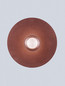 Preview: Nova Luce Wandleuchte Vrahos G9 Rot Glas Beton Ø45cm 9540334