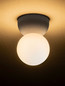 Preview: Nova Luce Deckenleuchte Zero G9 Grau Opal Glas Beton Ø8cm 9577015