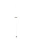 Preview: Nova Luce LED Stehleuchte Olea dimmbar 16W warmweiss 3000K Weiß Aluminium 340cm 9580696