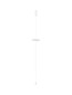 Preview: Nova Luce LED Stehleuchte Olos dimmbar 21W warmweiss 3000K Weiß Chrom Glas Aluminium 330cm 9580701