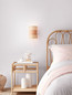 Preview: Nova Luce Wandleuchte Lum E27 Natur Rattan 29x20,5cm 9586521