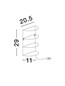 Preview: Nova Luce Wandleuchte Lum E27 Natur Rattan 29x20,5cm 9586521