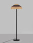 Preview: Nova Luce Stehleuchte Capa E27 Natur Schwarz Braun Rattan 148cm 9586529