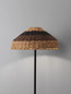 Preview: Nova Luce Stehleuchte Capa E27 Natur Schwarz Braun Rattan 148cm 9586529