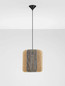 Preview: Nova Luce Pendelleuchte Abby E27 Mehrfarbig Stahl Seil Ø33x36,5cm 9586604