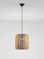 Preview: Nova Luce Pendelleuchte Abby E27 Mehrfarbig Stahl Seil Ø33x36,5cm 9586604