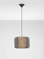 Preview: Nova Luce Pendelleuchte Abby E27 Mehrfarbig Stahl Seil Ø33x25cm 9586606